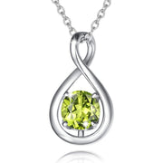 Birthstone Octagonal Pendant Sterling Silver – Jewelry Gift Ideas — 4