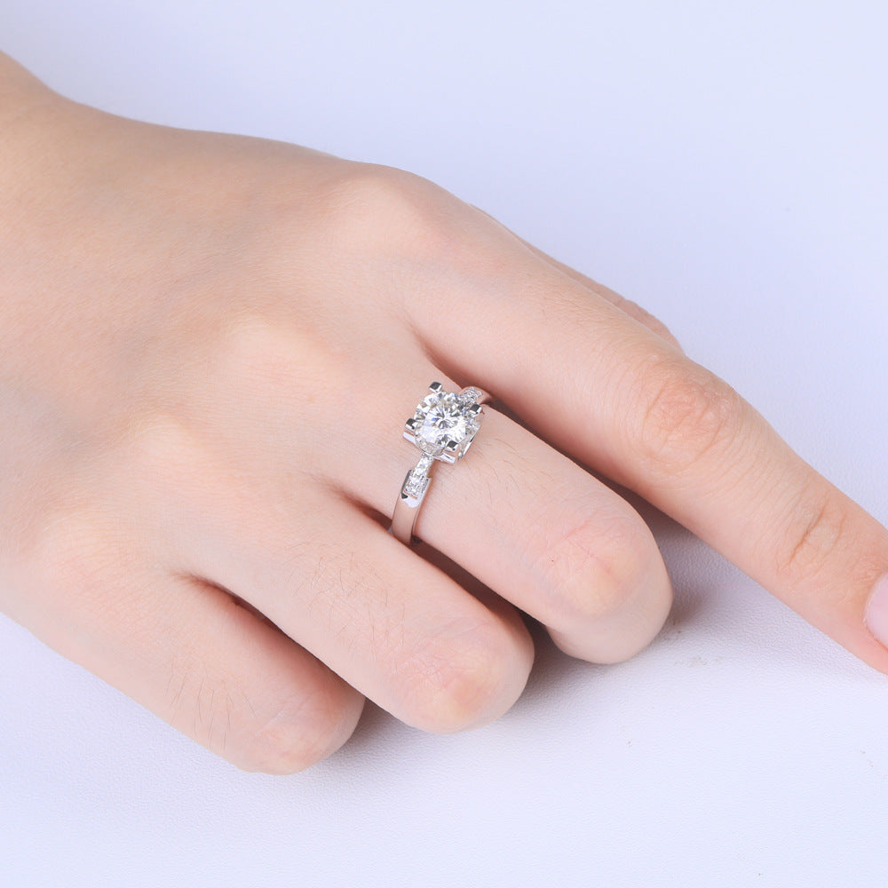 Women's Diamond Engagement Ring Classic Accessory – Stylish Gifts — 1
