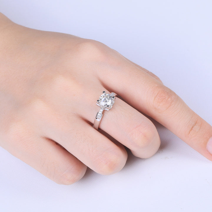 Women's Diamond Engagement Ring Classic Accessory – Stylish Gifts — 1