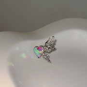 Colorful Love Angel Wings Without Ear Holes Ear – Gifts for Couples — 1