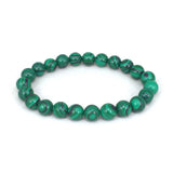 Classic Black Matte Green Malachite Bracelets – Jewelry Gift Ideas — 12
