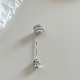 Rose Ear Clip S925 Sterling Silver Earrings – Practical Gifts — 12