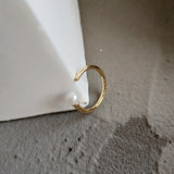 Korean S925 Sterling Silver Pearl Ring – Unique Gift Ideas — 2