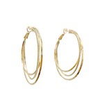 Versatile Exaggerated Double Metal Earrings – Unique Gift Ideas — 7