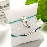 Boho Wax Thread Beaded Hemp Rope Bracelet Set – Jewelry Gift Ideas — 5