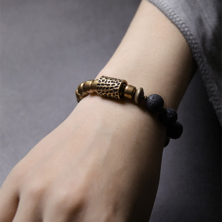 Men And Women Fashion Punk Rock Volcanic Stone – Stylish Gifts — 1