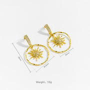 Fashion Premium Design Sense Earrings Circle Pendant – Stylish Gifts — 5