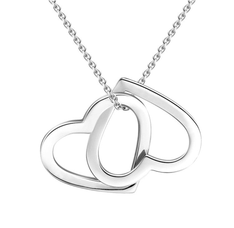 Personalized Customization Of Double Heart – Jewelry Gift Ideas — 1