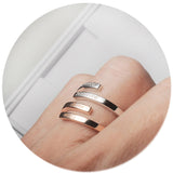 Silver Ring Can Be Engraved DIY Handmade – Creative Gifts — 2