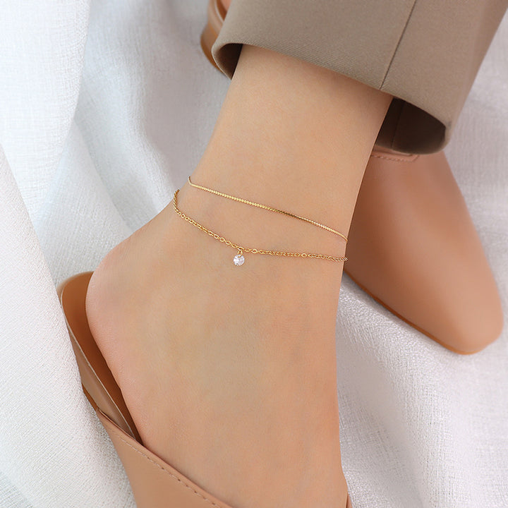 Women's Multi-layered Personality Simple Beach Anklet – Gifts for Her — 1