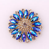 Round Large Colorful Rhinestone Sunflower DIY – Creative Gifts — 4