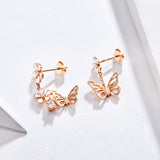 Forest Series Butterfly Flower Earrings – Small Gift Ideas — 3