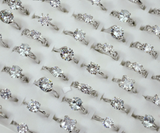 High Quality Zircon Crystal Silver Plated Ring Women – Gifts for Her — 5