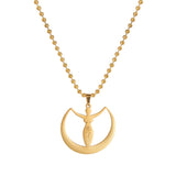 Yoga Gymnastics Moon Female Cartoon Character – Jewelry Gift Ideas — 5