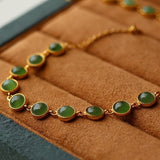 Natural Jasper Sterling Silver Plated 18K Gold – Jewelry Gift Ideas — 2