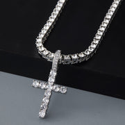 Versatile And High-end Zirconia Cross Necklace – Jewelry Gift Ideas — 14