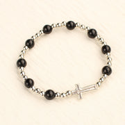 Women's Fashion Simple Cross Rosary Bracelet – Stylish Gifts — 6