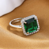 Retro Affordable Luxury Octagonal Square Ring – Special Occasion Gifts — 2