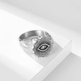 Vintage Style Stainless Steel Eyes Men's Ring – Stylish Gifts — 2