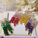 Gradient Color Tassel Wheat Long Earrings Women – Gifts for Her — 3