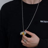 Creative Openable Sunflower Pendant Necklace – Jewelry Gift Ideas — 2