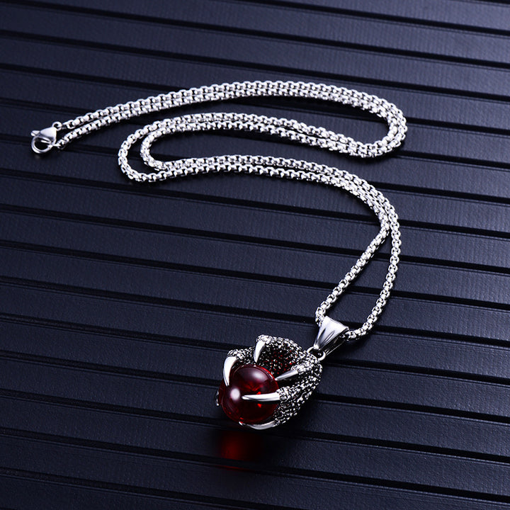 Stainless Steel Domineering Dragon Claw Pendant – Jewelry Gift Ideas — 1