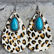 Western Animal Grain Cowhide Water Drop Turquoise – Stylish Gifts — 9