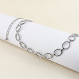 Waist Chain Women Senior Sense Circle Wavy Metal Chain – Stylish Gifts — 7