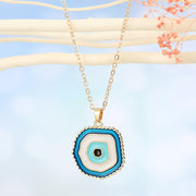 Fashion Devil's Eye Necklace Multi-layer Round – Jewelry Gift Ideas — 3
