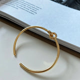 Korean Style 925 Sterling Silver Interlocking Bracelet – Stylish Gifts — 2