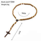 8X10mm Wooden Beads Handmade Thread Woven – Jewelry Gift Ideas — 8