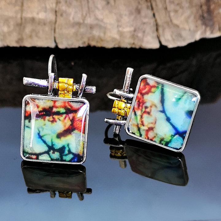 Ladies Personality New Fashion Color Stone Earrings – Stylish Gifts — 1