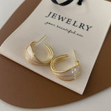 Retro Drip Glazed Round Simple Wild Earrings Women – Gifts for Her — 4