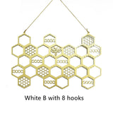 Earrings Jewelry Storage Rack Simple Honeycomb – Jewelry Gift Ideas — 6