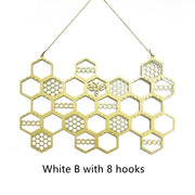 Earrings Jewelry Storage Rack Simple Honeycomb – Jewelry Gift Ideas — 6