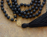 7 Colors 108 PCs Frosted Agate Reiki Charm Tassel – Jewelry Gift Ideas — 5