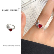 Ruby High-grade Temperament Ring Female Niche – Stylish Gifts — 3