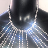 Fashion Exaggerated Layered Rhinestone Necklace – Jewelry Gift Ideas — 2