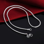 925 Sterling Silver Solid Snake Chain – Useful Gifts — 1