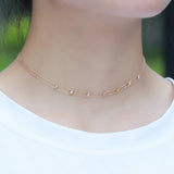 Silver All-match Necklace 14k Gold-plated – Jewelry Gift Ideas — 1
