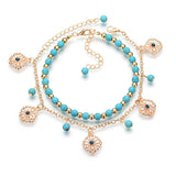 Women's Fashion Retro Anklet Two-piece Set – Stylish Gifts — 4