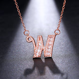 Fashion Temperament 26 Letter Zircon Necklace – Jewelry Gift Ideas — 7