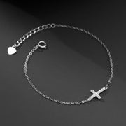 Cross Bracelet Women's Sterling Silver Fine – Jewelry Gift Ideas — 5