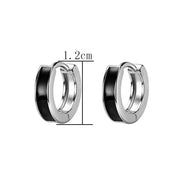 Mother-of-pearl Cross High-end Simple Ear Hoop Ear – Gifts for Her — 11
