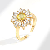 Sunflower Ring Fashion All-match Opening – Stylish Gifts — 11