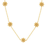 Titanium Steel Gold Plated Necklace Colorless – Jewelry Gift Ideas — 4