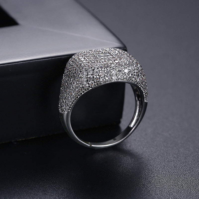 Chaopai Light Luxury Diamond Spinel Ring – Practical Gifts — 1