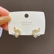 Silver Post Vintage French Pearl Earrings – Stylish Gifts — 13