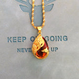 Women's Colorless Vietnam Sand Gold Solid – Jewelry Gift Ideas — 4