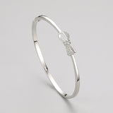 S925 Sterling Silver Bow Bracelet Female – Jewelry Gift Ideas — 10